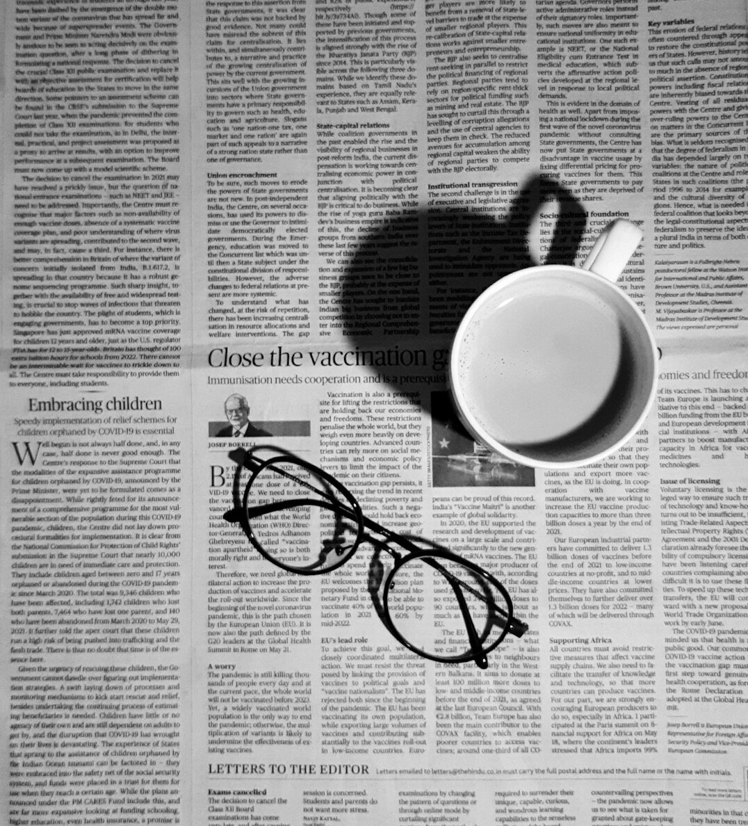 newspaper headline